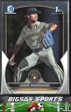 2023 Bowman Draft Jason Woodward #BDC-97 Milwaukee Brewers