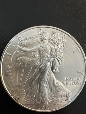 #ad #ad 2016 ASE American Silver Eagle $1 1oz .999 BU MS Uncirculated Blast White $85.00