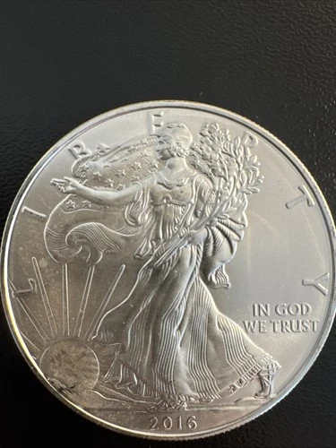 2016 ASE American Silver Eagle $1 1oz .999 BU MS Uncirculated - Blast White