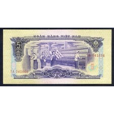 VIET NAM SOUTH 5 Dong 1966 (1975) - XF+ - Pick 42
