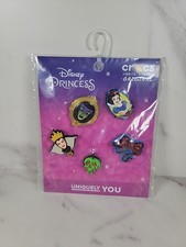 Disney Princess Crocs Jibbitz Charms Set Of 5 Snow White  Evil Queen NEW