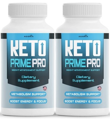 (2 Pack) Keto Prime Pro Advanced Energy & Fitness Supplement KetoPrimePro Pills