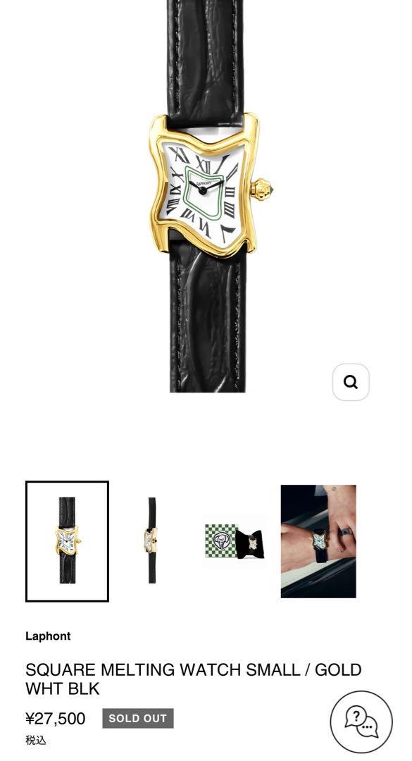 新品未開封 Laphont SQUARE MELTING WATCH GOLD Square Melting Watch Large Gold – Laphont