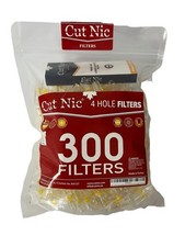 4 Hole Disposable Cigarette Filters 300 Filters Including 1 Travel CASE