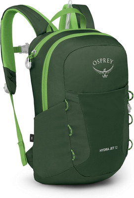 Hydrajet 12L Kids' Hiking Backpack with Hydraulics Reservoir, Green Canopy