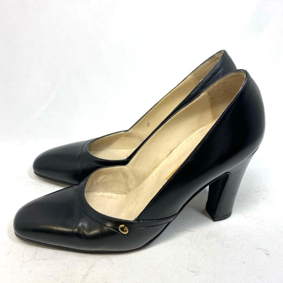 Gucci Pumps Shoes Black Leather Size 36 US About 6 For Women thumbnail 21