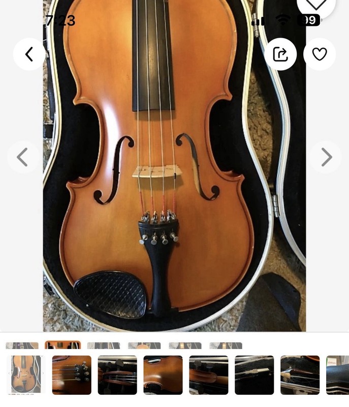 Violin with case M. Schiller brand