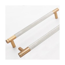 30 Pack 7 1/2 Inch 192 mm Bronze and Nickel Barrel Cabinet Pulls Cupboard Alu...
