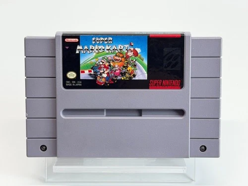 Super Mario Kart (Super Nintendo SNES) Video Game Cartridge Authentic & Tested