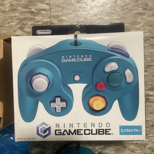 Mando Nintendo GameCube - Completo En Caja - Azul Esmeralda - Probado VENDEDOR DE EE. UU. - Imagen 3 de 5