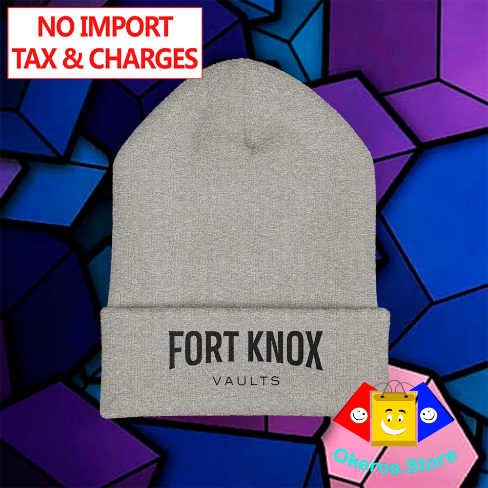 Fort Knox Adult Winter Grey Classic Beanie Hat