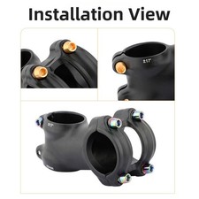 Boulons de rechange boulons de tige de vélo acier plaqué titane design léger