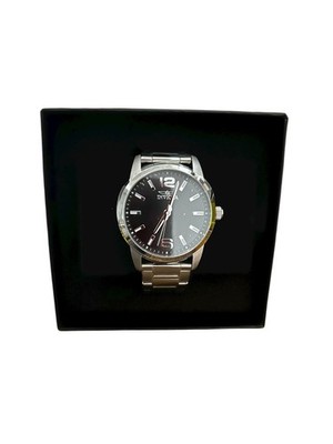 Invicta Men s Watch Celestial Black Dial Silver Stainless 48491 Free Shipping