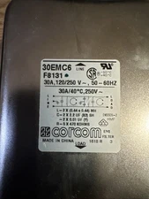30EMC6 Corcom Power Line Filter