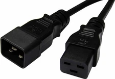 8Ware Power Extension Cable Lead 2m 15A IEC-C19 to IEC-C20 Male to Female for...