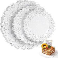 Paper Doilies, 36 Pack (12 Each 6.5&rdquo;, 8.5&rdquo;, 10.5&rdquo;) &ndash; round Lace Paper Placemats