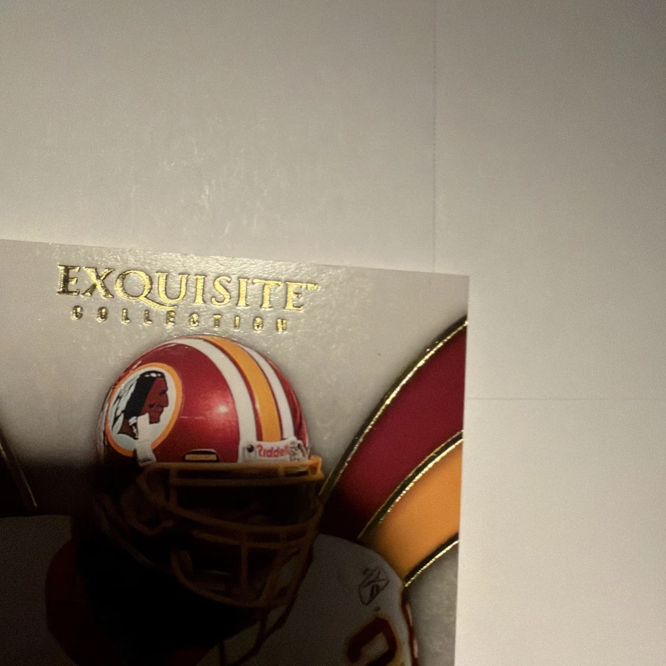 2009 Upper Deck Exquisite Patch Clinton Portis PCP Gold /40 JSY REDSKINS MIAMI - Image 3 of 4