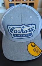 Image of Carhartt WIP Canvas Cap Grey Brand New With Labels