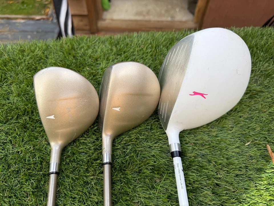 FULL RIGHT HAND LADIES DYNACRAFT GOLF SET WITH  POWAKADDY CART BAG. FREE POST - Image 3 of 4