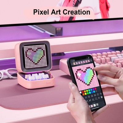 Divoom Ditoo Pink+Times Gate Pink - Cute Pixel Display Art