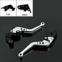 Kurz Brems Kupplungshebel FüR Kawasaki ZX10R 06-14 ZX6R Z1000 2007-14 Silver F4