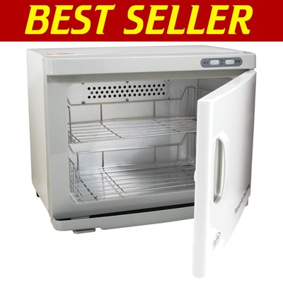 Professional 180°F Towel Warmer with Water-Drip Tray - Premium Spa Essentials