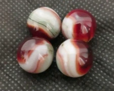 Vintage Jabo Red Green And White Christmas Mint Condition Strong UV Glow .61