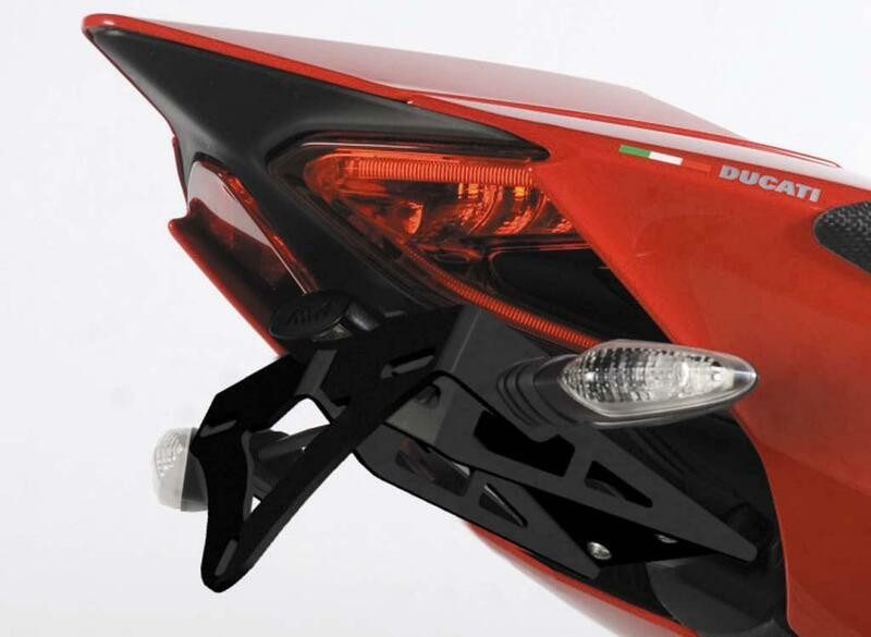 Support de plaque R&G RACING noir Ducati Panigale accessoire de personnalisation moto