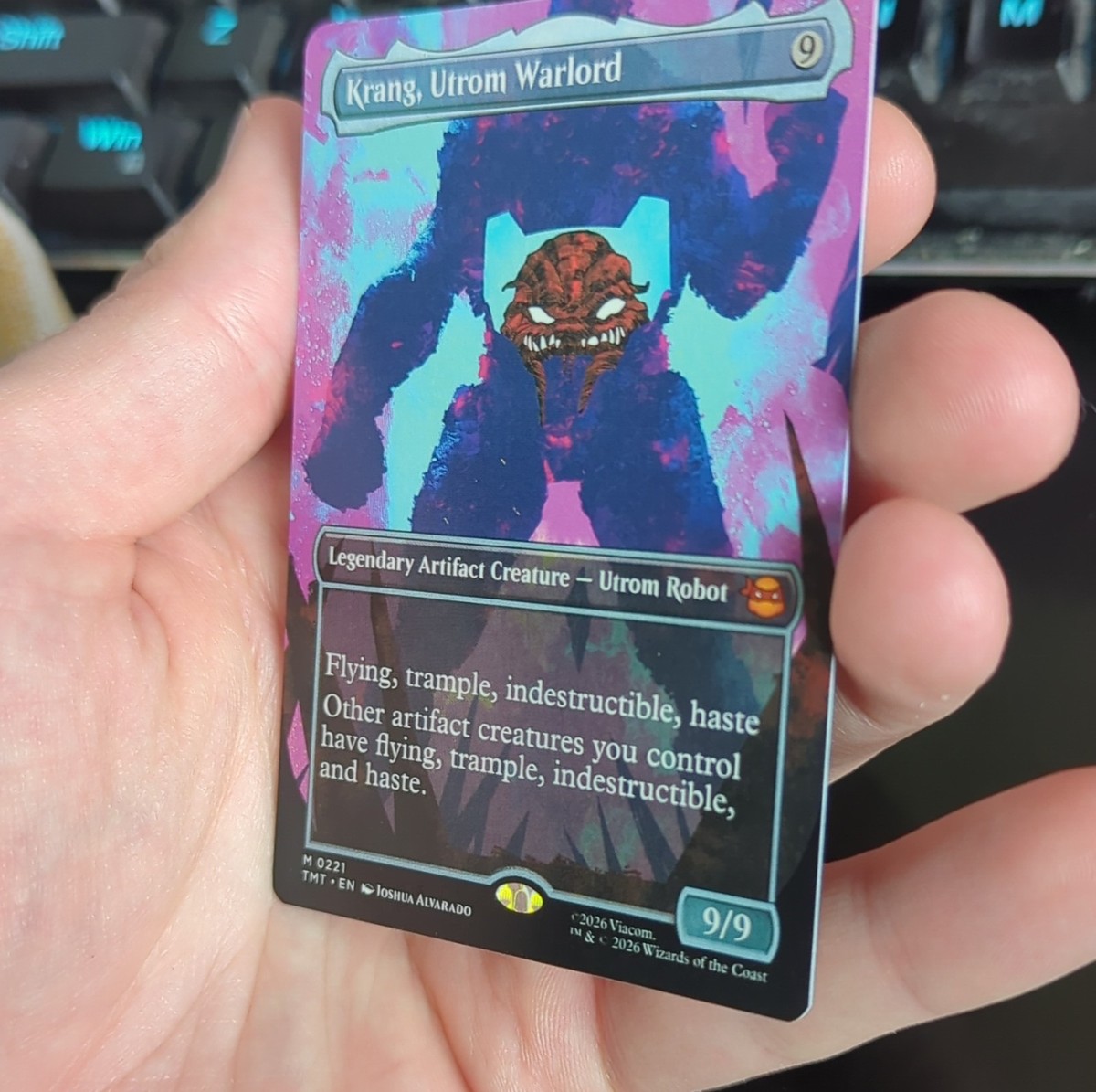 MTG Krang Utrom Warlord Legendary Artifact Creature TMNT M0221 9/9