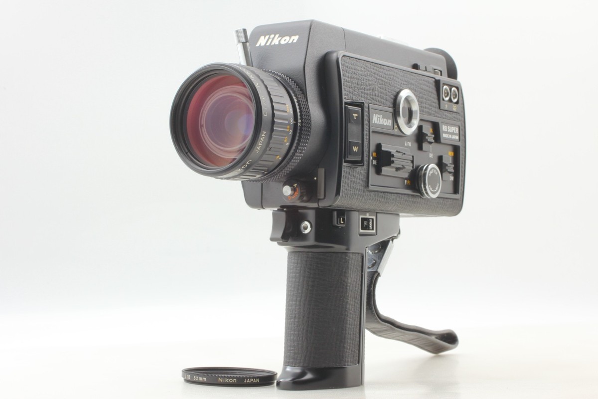 ニコン　Nikon R8 Super ムービーカメラ FILM TESTED Nikon R8 Super: Super-8 movie camera. | Classic