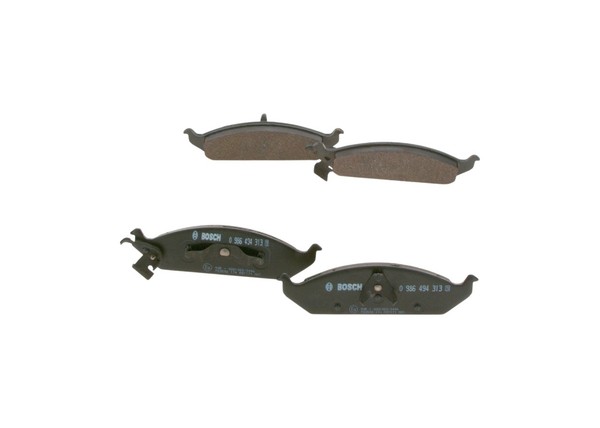 Bosch 0 986 494 313 Bremsbelagsatz, Scheibenbremse FüR Chrysler, Dodge-image