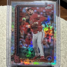 2025 Topps Chrome MLB Logo Refractor Nolan Arenado