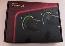 Focusrite Scarlett 2i2 4th Gen 2-in 2-out USB Music Audio Recording Interface