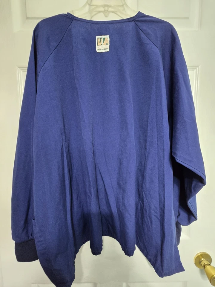 UA Scrubs Scrub Jacket size 3XL-Navy Snap Up-Chest 31.5"/L 30" - Image 2 of 4