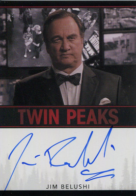 Twin Peaks 2018 L. Event Autogrammkarte Jim Belushi als Bradley Mitchum