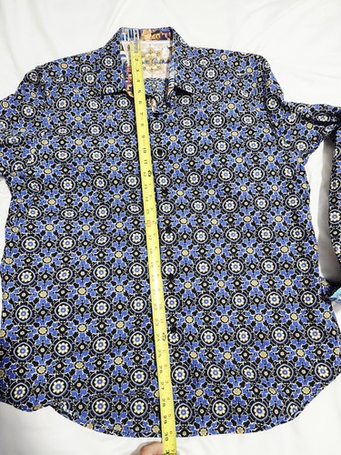 Robert Graham Geometric Design Men’s Size Large L Interior Italy Coliseum Cuff - Picture 4 of 7