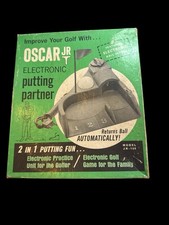 Vintage Oscar Jr JR-100 Electronic Putting Partner Golf Ball Return Tested Works