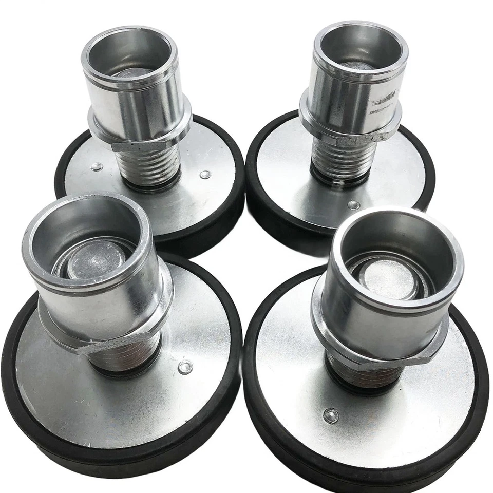 4 peças almofadas de borracha bandeja redonda para elevação automática de carro 50 mm/2 polegadas - Imagem 3 de 4