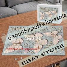 1000 piece jigsaw puzzle Butterfly Fern Garden fern botanical