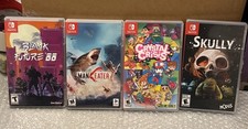 4 Game Lot Black Future '88 Maneater Skully Crystal Crisis Nintendo Switch CIB