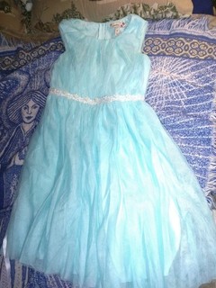 Beautiful Light Blue Fairy Godmother Type Dress For Little Girls