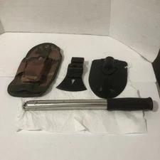 Backpacking Camping Survival Kit Shovel , Axe Interchangeable Gear Kit