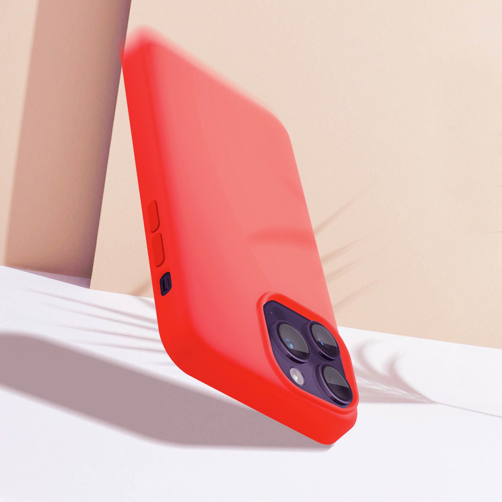 Coque légère iPhone 14 Pro Max rose pour éviter les rayures - 3