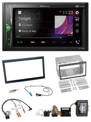 Pioneer 2DIN Lenkrad DAB USB Bluetooth Autoradio für Peugeot 307 2006-2009 PDC - Bild 1 von 4