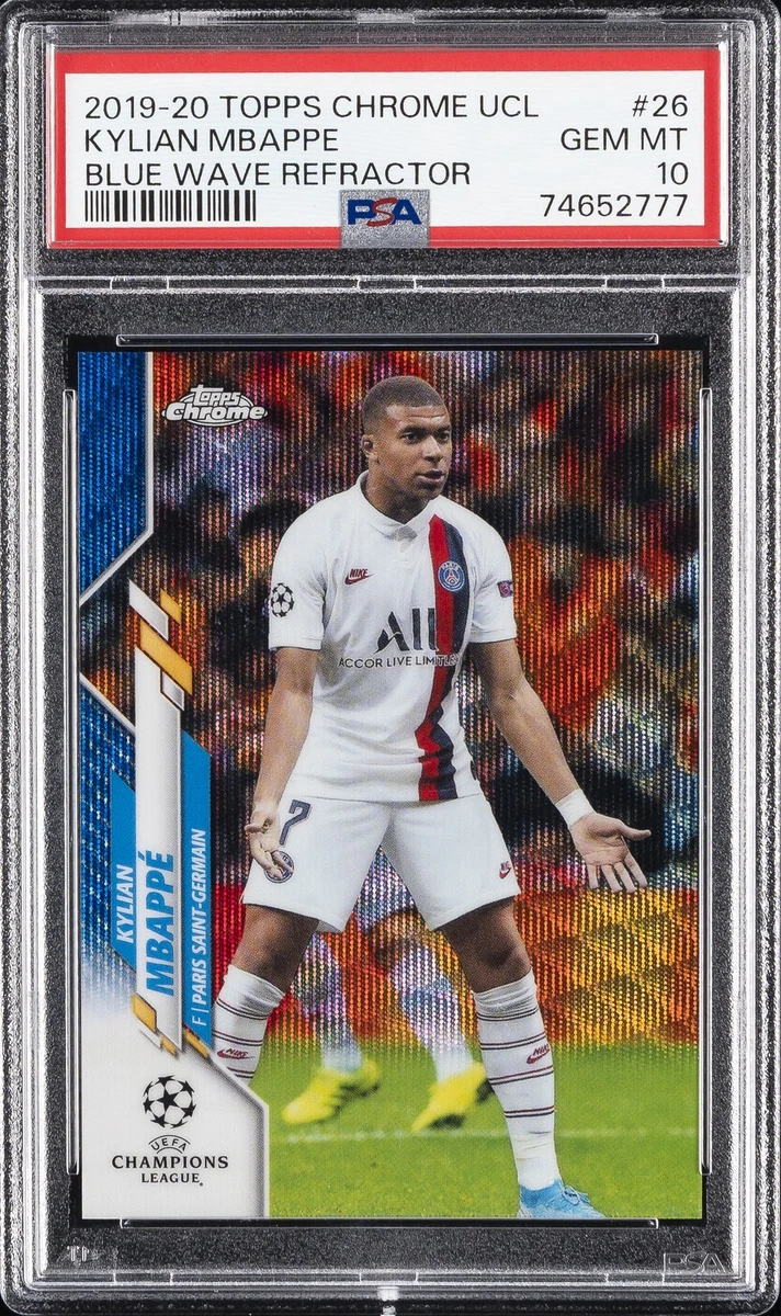 25+ Topps Chrome UCL Kylian Mbapp√© #26 Trading Card 2019-20 for