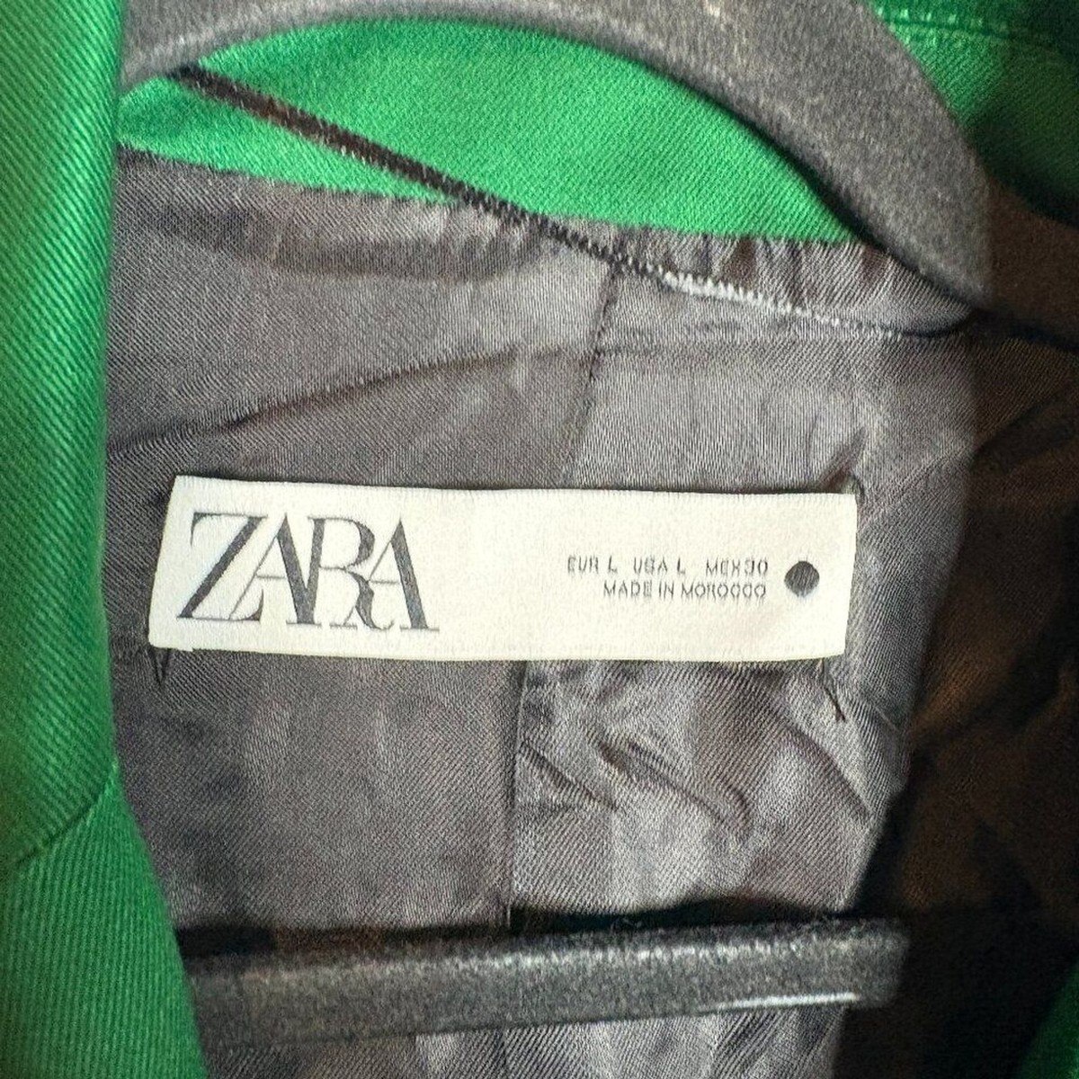 ZARA Fitted Blazer Apple Green Blogger Fav View 4