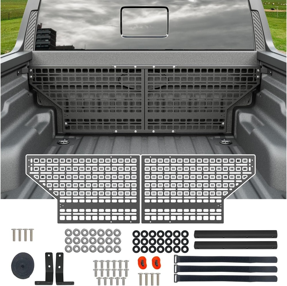 For 2022-2025 Ford Maverick Front Bed Molle Panel Molle Panel System Bed Molle