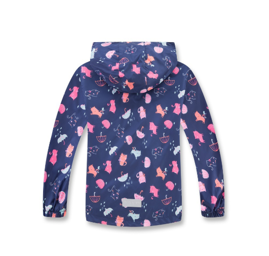 Übergangsjacke Für Mädchen Mit Kapuze - Winddichte Softshelljacke Für Herbst