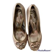 Poetic Licence London Peep Toe Dressy Heels- 6M