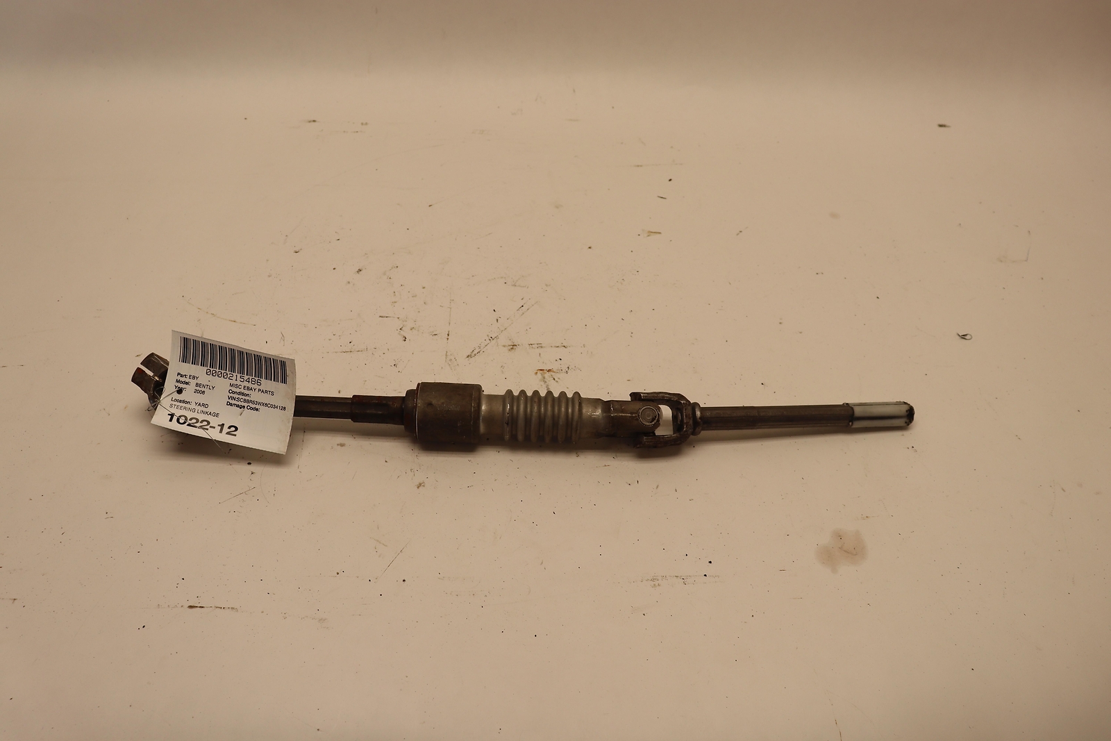 Bentley Continental 2006-2012 Steering universal joint shaft